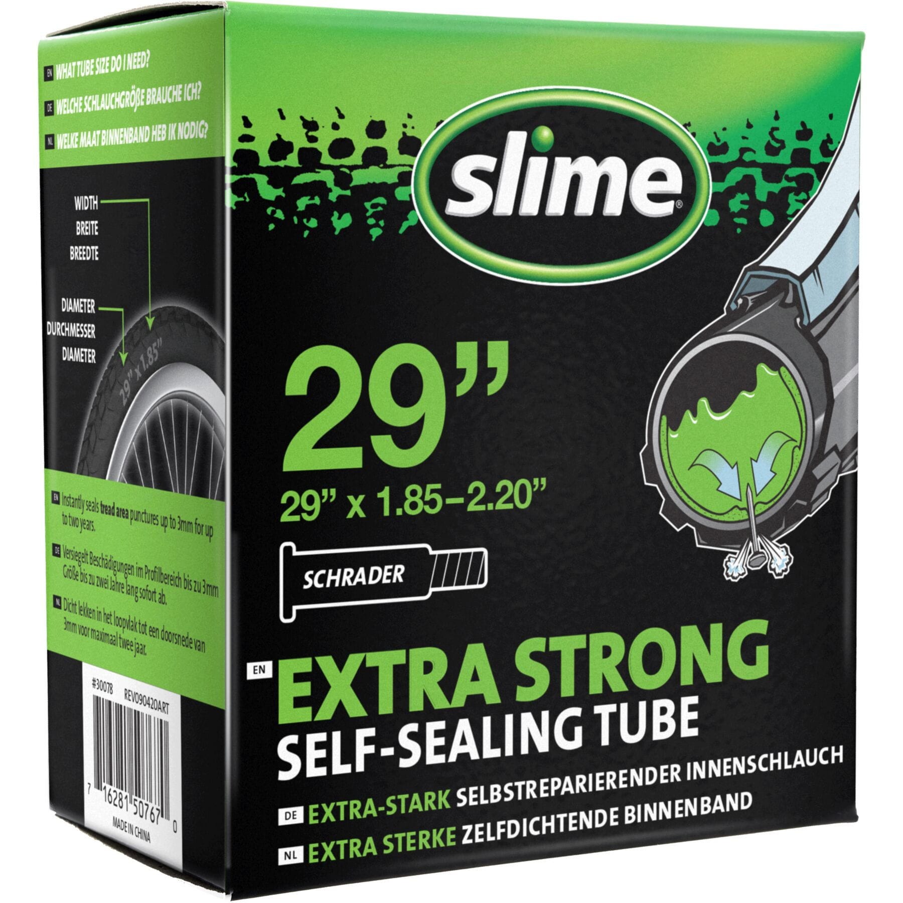 Slime Smart Tube - 29 x 1.85-2.20" - Schrader Valve