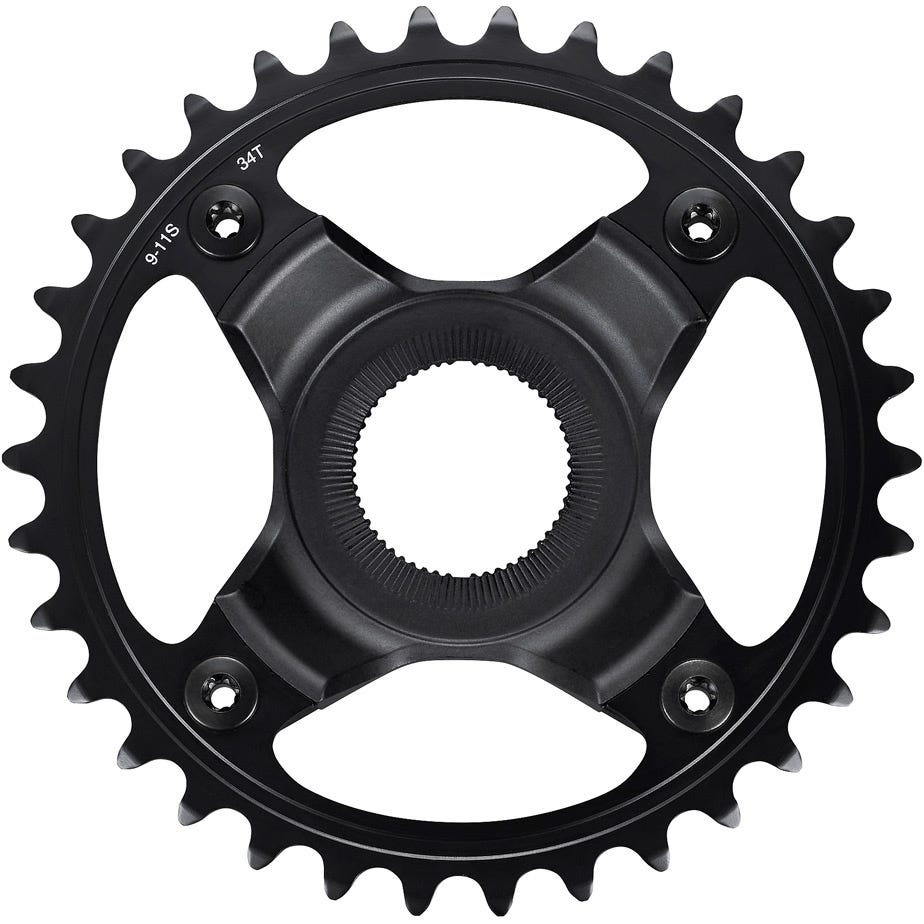 Shimano STEPS SM-CRE70-B 11/10/9spd single chainring 34T w/o chainguard chainline 53mm