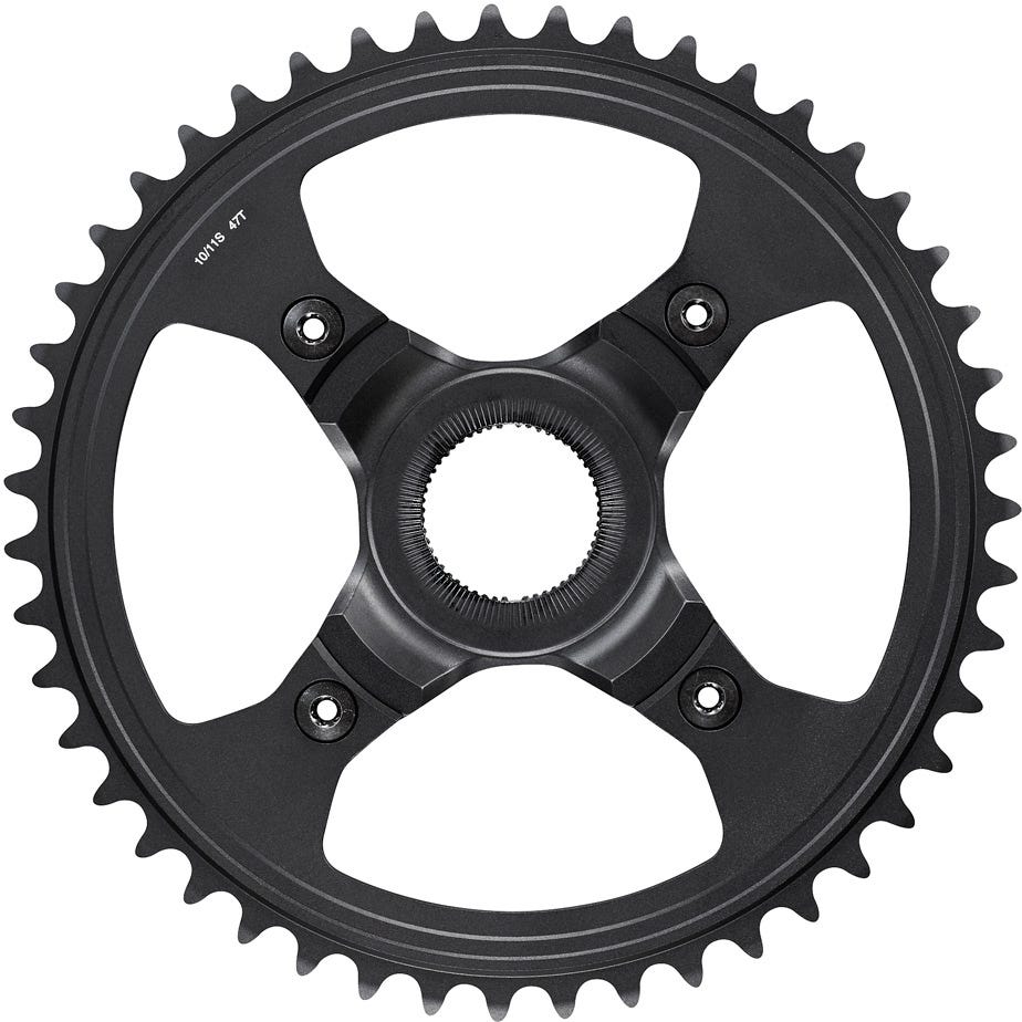 Shimano STEPS SM-CRE80-R 11/10spd alloy single chainring 47T w/o c/guard