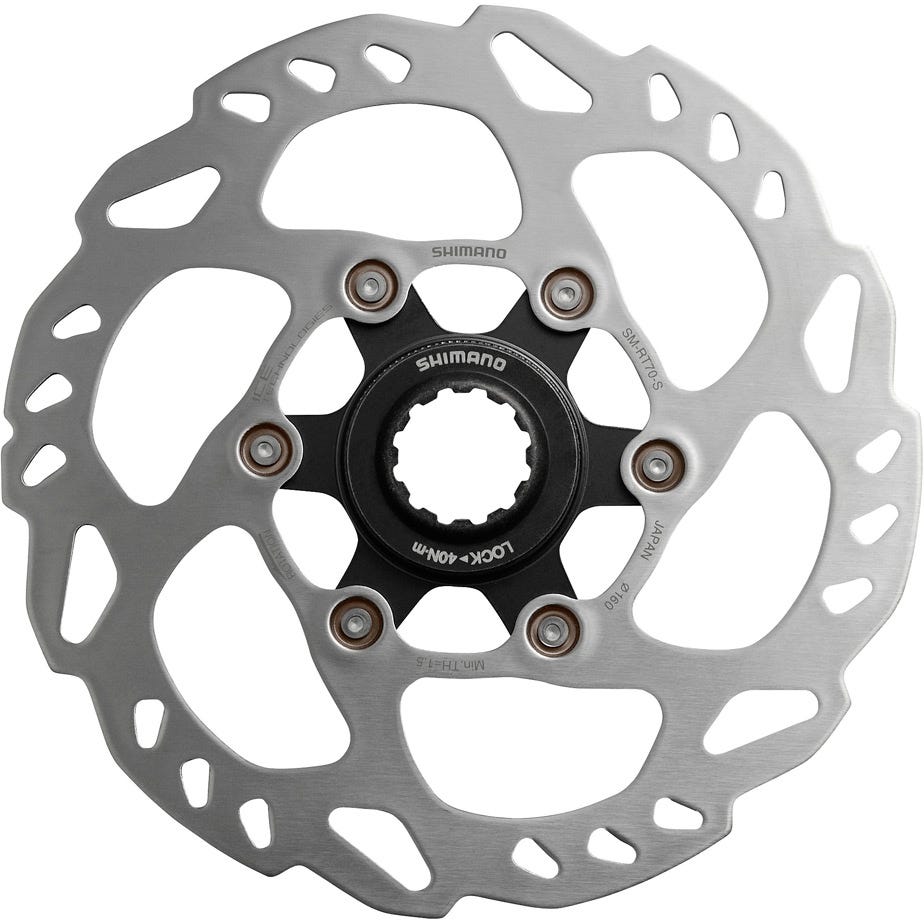 Shimano 105 SM-RT70 Center Lock disc rotor with internal lockring