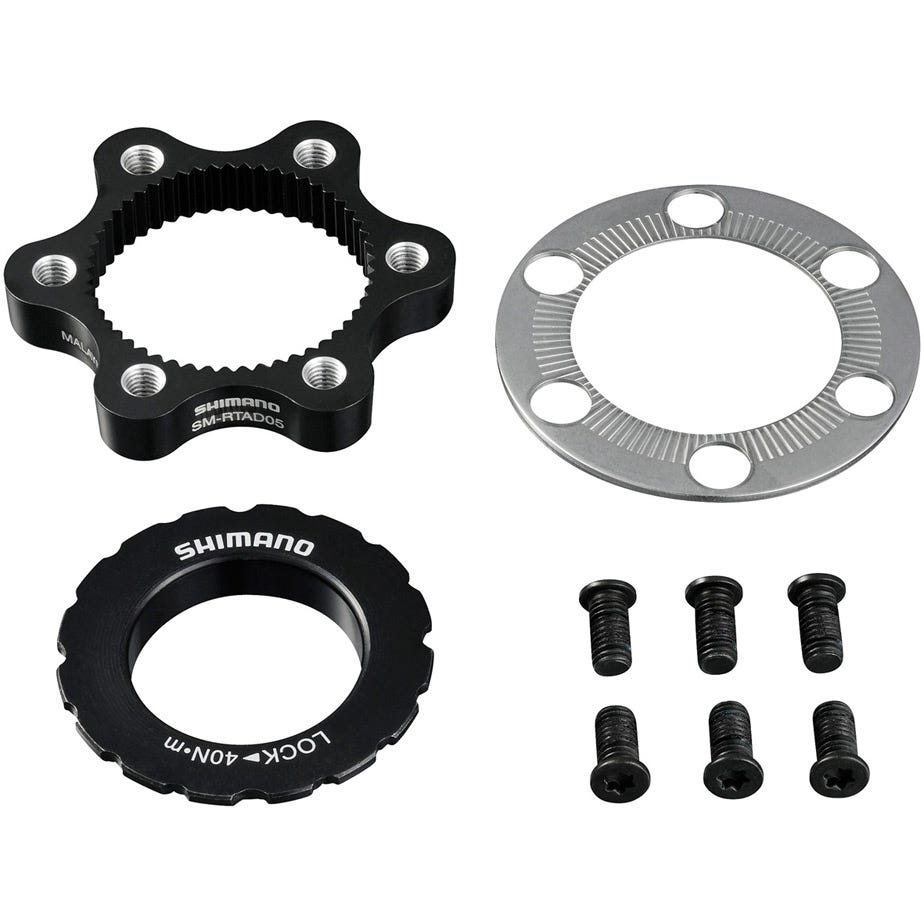 Shimano Spares SM-RTAD05 6-bolt rotor to Centre-Lock hub disc adapter