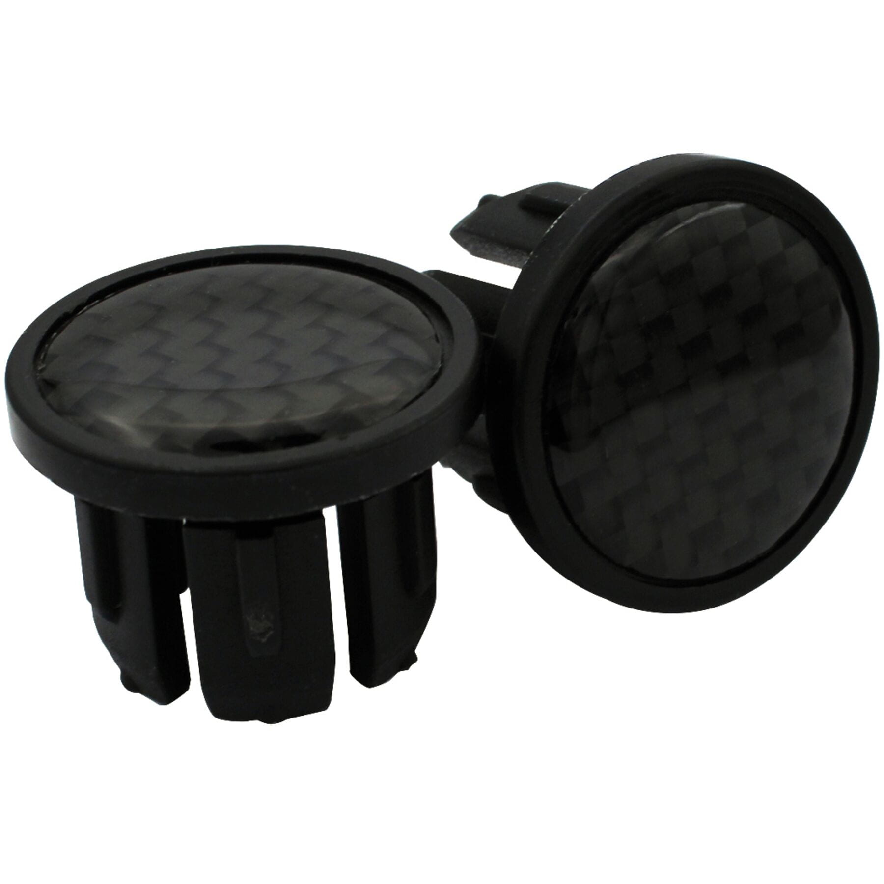 M Part Carbon fibre look bar end plugs for Road bikes