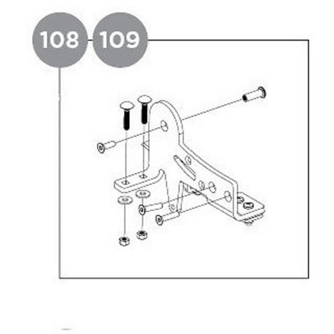 Left suspension assembly - Cross and Lite 17-X