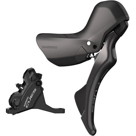 Shimano CUES CUES ST-U6030 bled hydraulic, mechanical STI set, flat mount calliper, RH Front