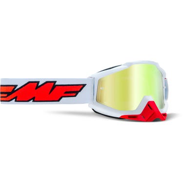 POWERBOMB Goggle Rocket White True Gold Lens