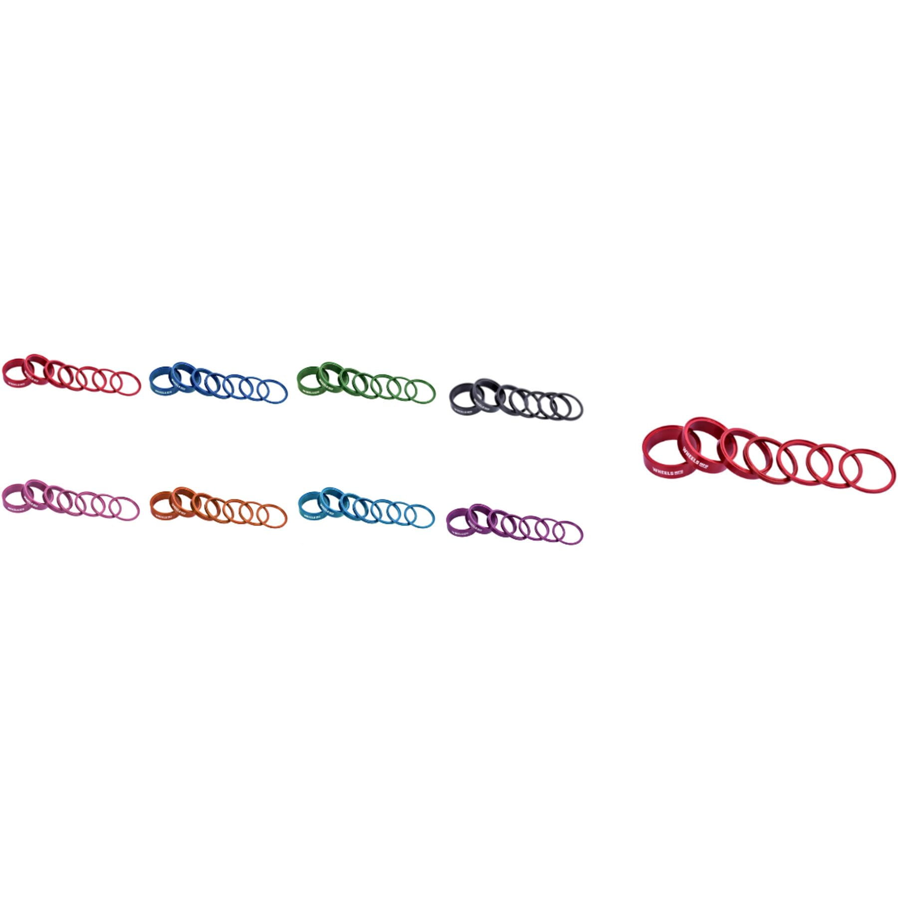 Wheels Manufacturing StackRight Headset Spacer Kit