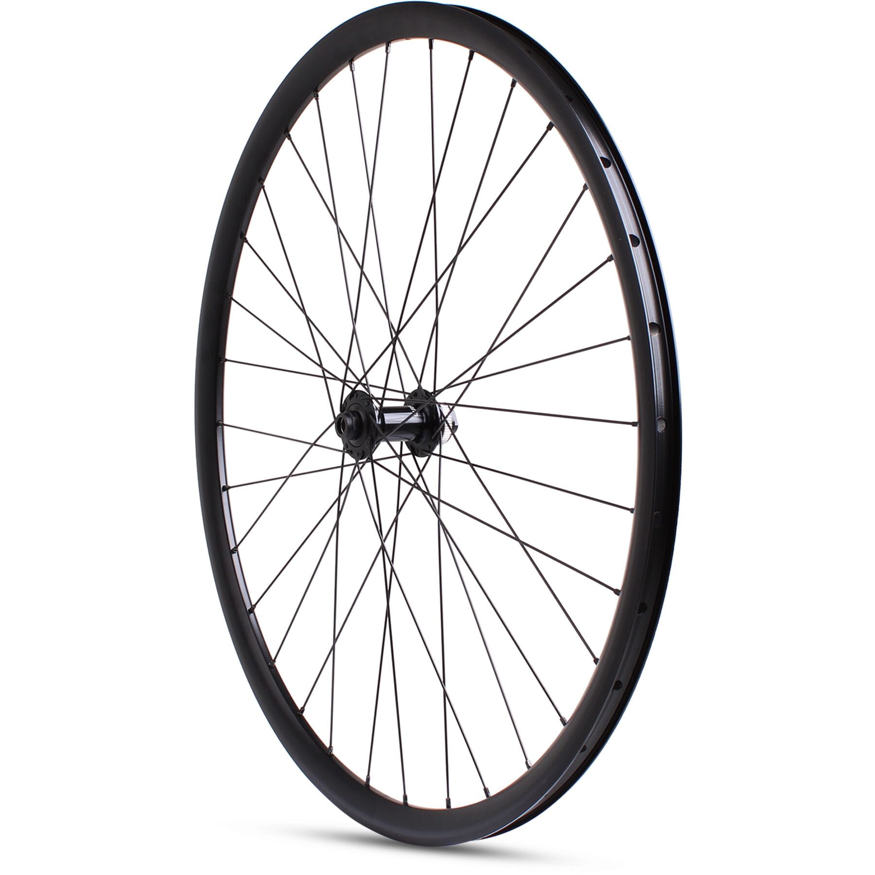 M Part Wheels Road Front Wheel Shimano Tiagra CL Hub TA 100x12mm Aero Rim black 700c