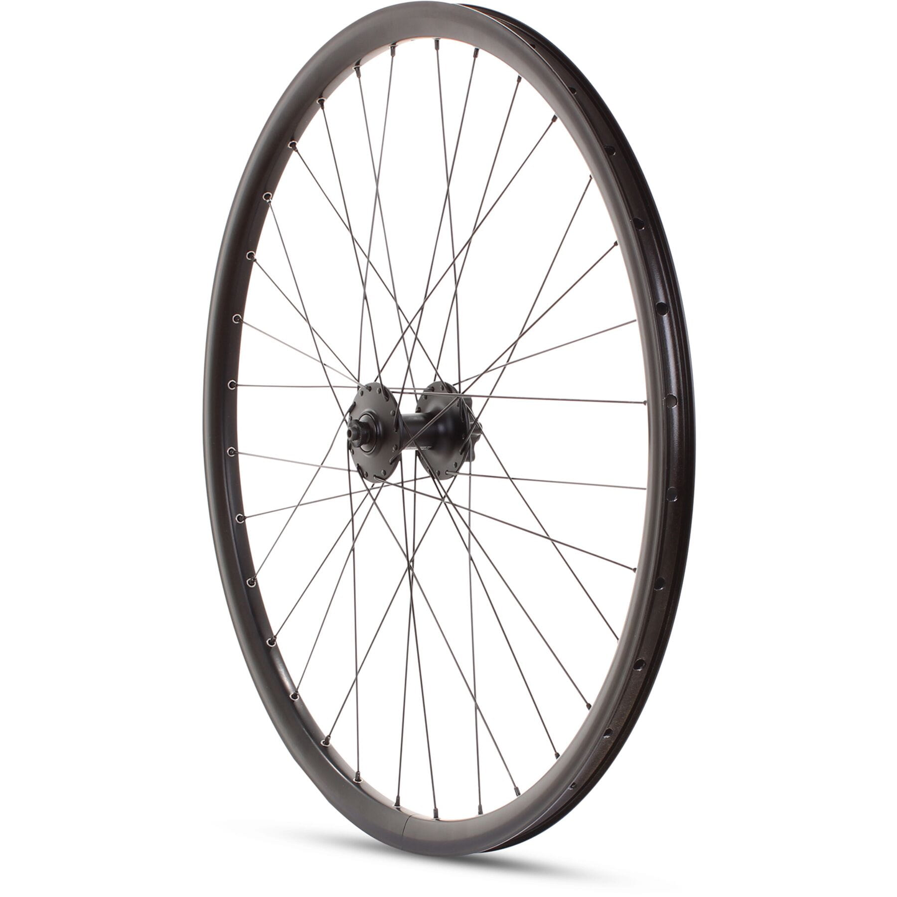 M Part Wheels MTB/Gravel Front Wheel Shimano Deore 6B Hub QR 100mm 650B/27.5 inch TLR Rim blk