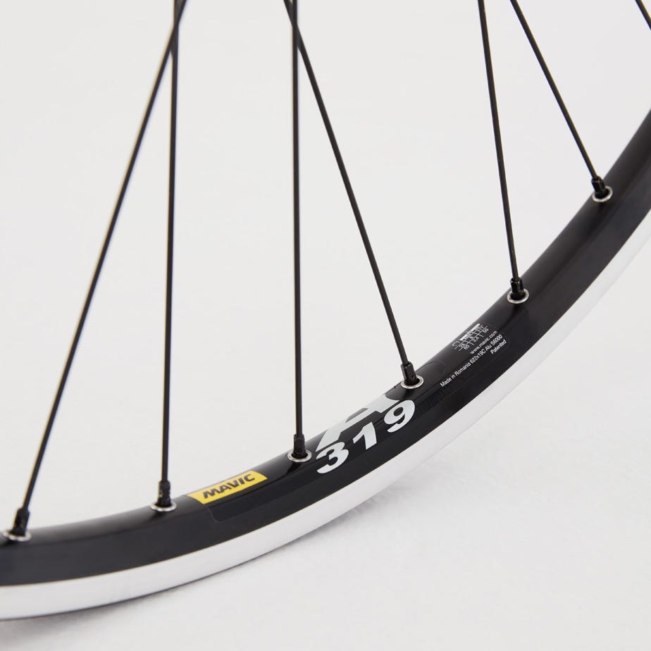 M Part Wheels Hybrid Front Wheel Shimano Deore hub Mavic A319 rim 700c black