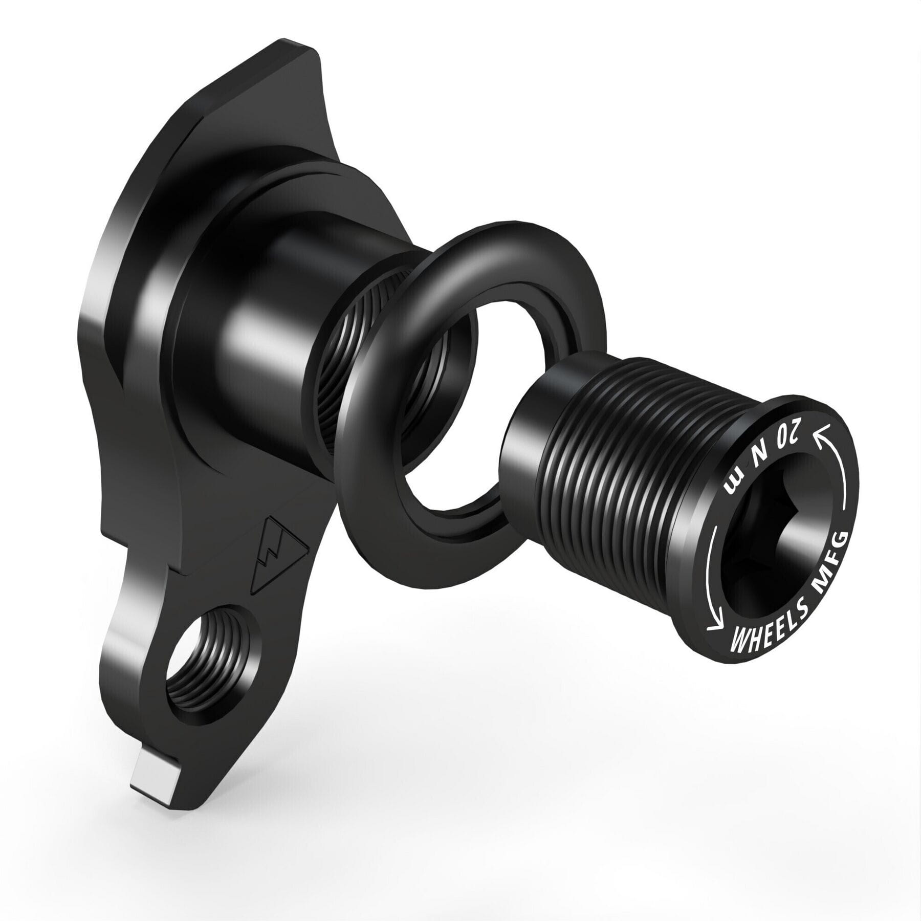 Wheels Manufacturing Replaceable Derailleur Hanger / Dropout 487 - Black Bolt - UDH