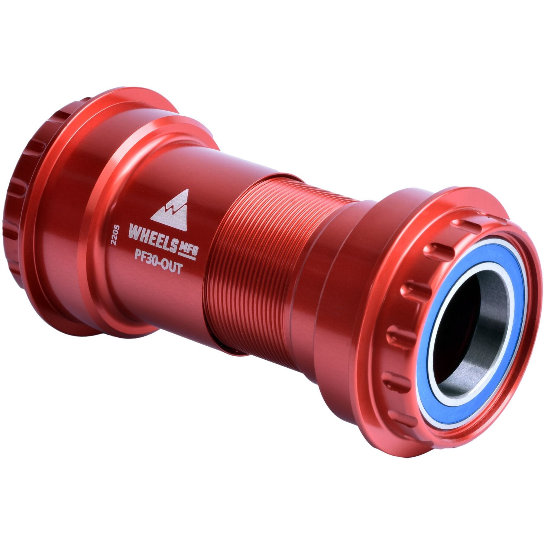 Wheels Manufacturing PF30 Outboard ABEC-3 Bearings For 24mm Cranks - Red