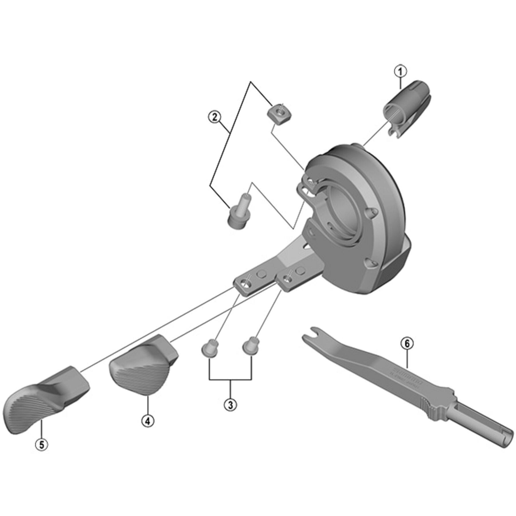Shimano Spares SW-M9050 lever slide fixing bolt