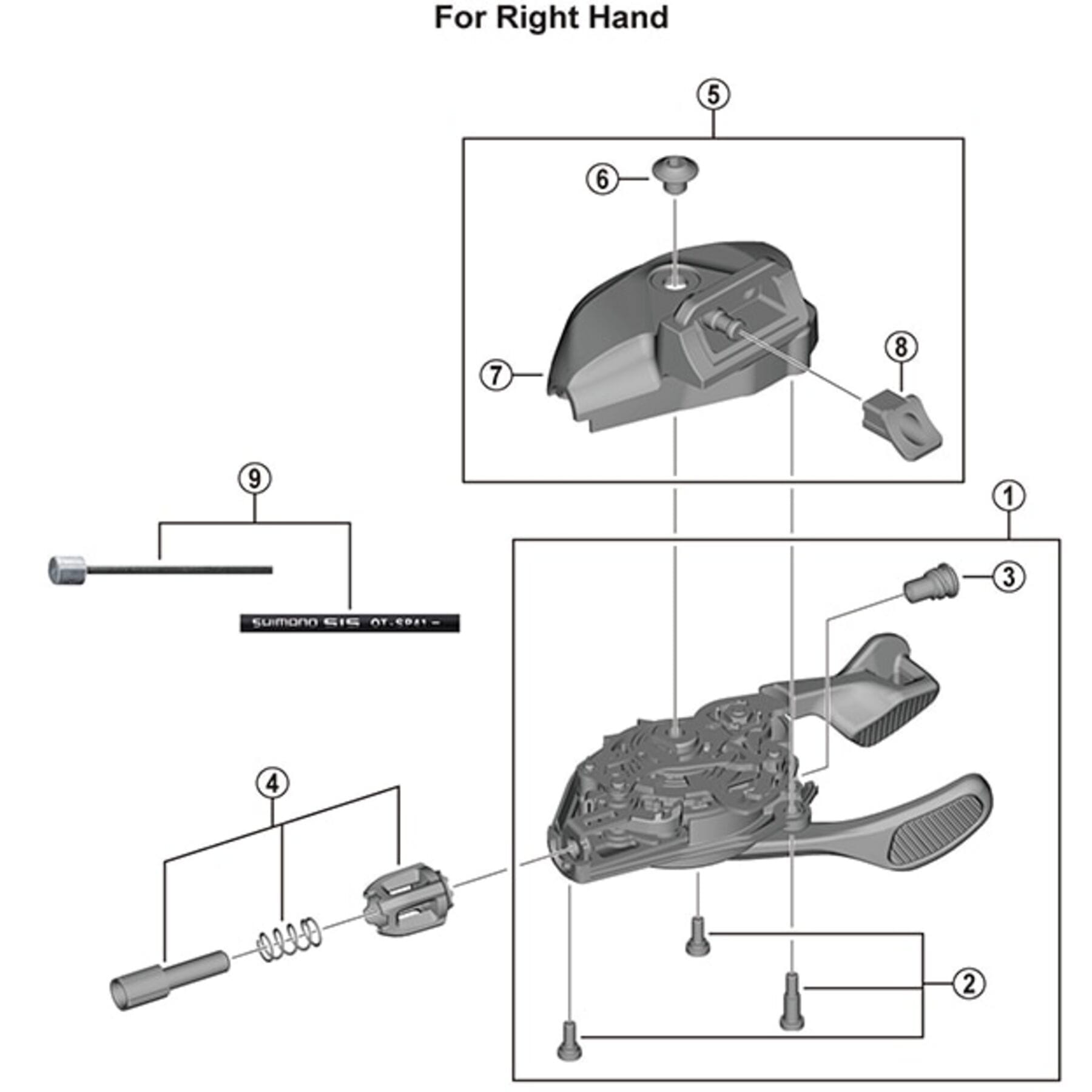 Shimano Spares SL-M9100-I unit fixing bolt
