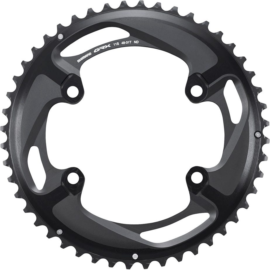 Shimano GRX FC-RX810-2 GRX 11 speed double inner chainring 48T-ND