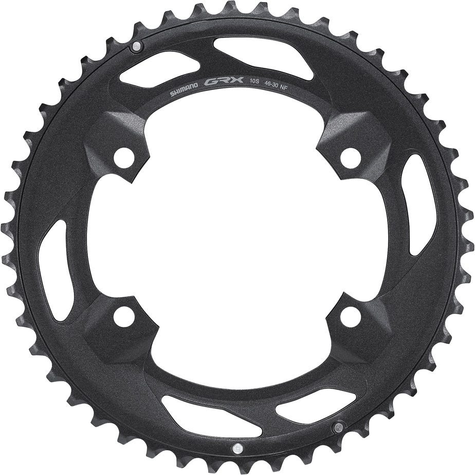 Shimano GRX FC-RX600 GRX 10 speed double outer chainring 46T-NF