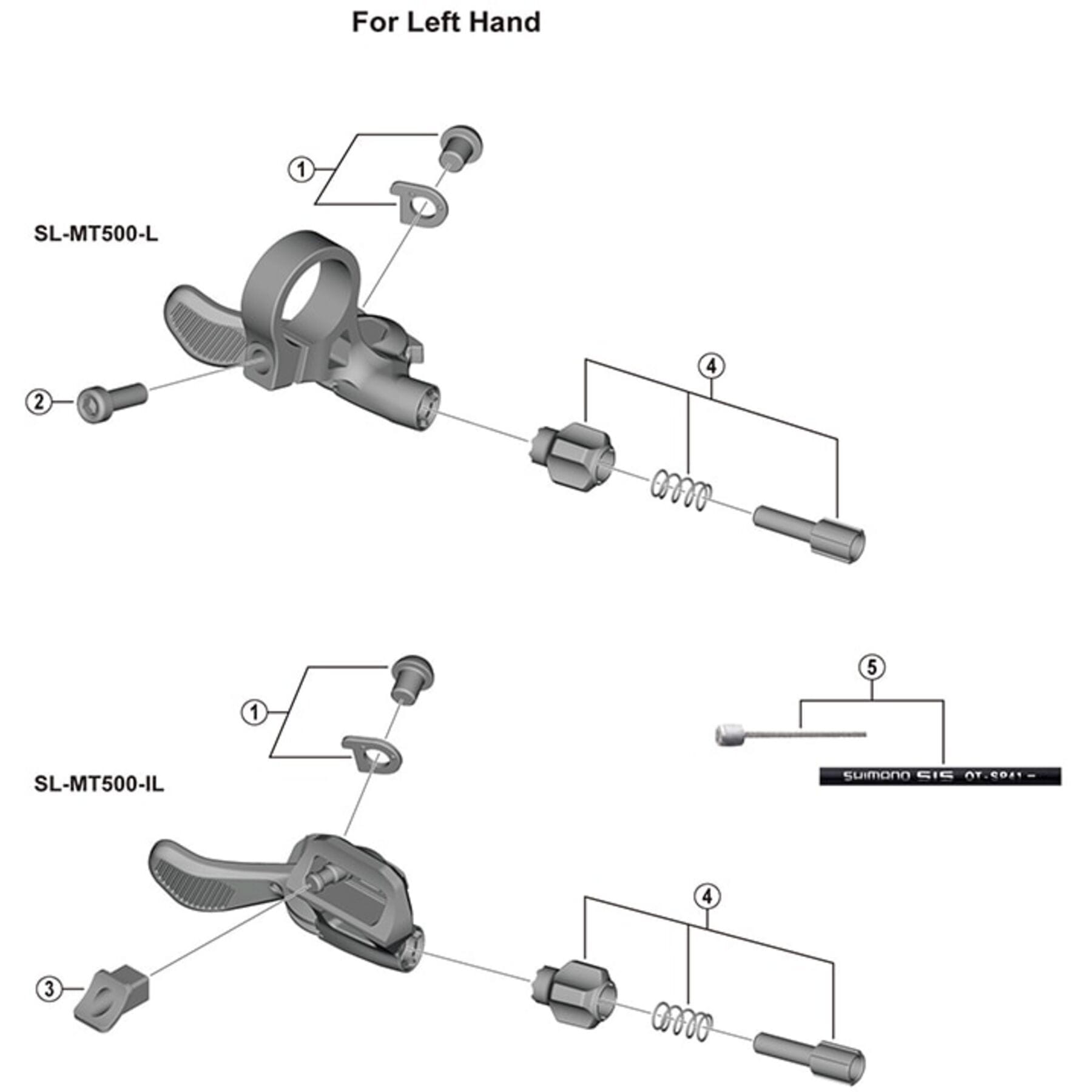 Shimano Spares SL-MT500 cable adjust bolt unit