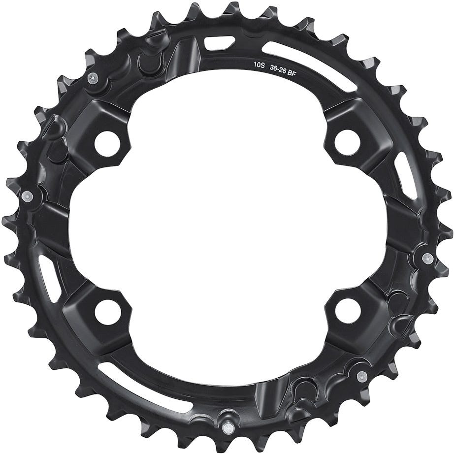 Shimano Deore FC-M4100 Deore 10 speed double outer chainring 36T-BF for 36-26T
