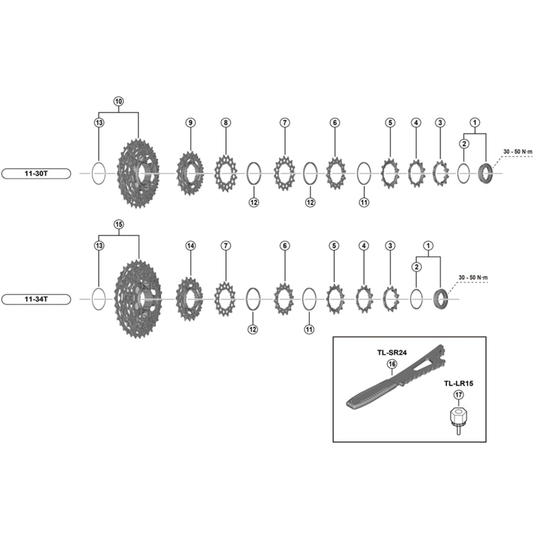 Shimano Spares CS-R9200 spacer A