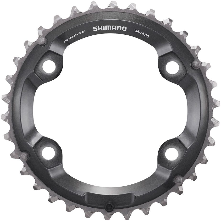 Shimano Deore XT FC-M8000 XT 11 speed double outer chainring 34T-BB for 34-24T