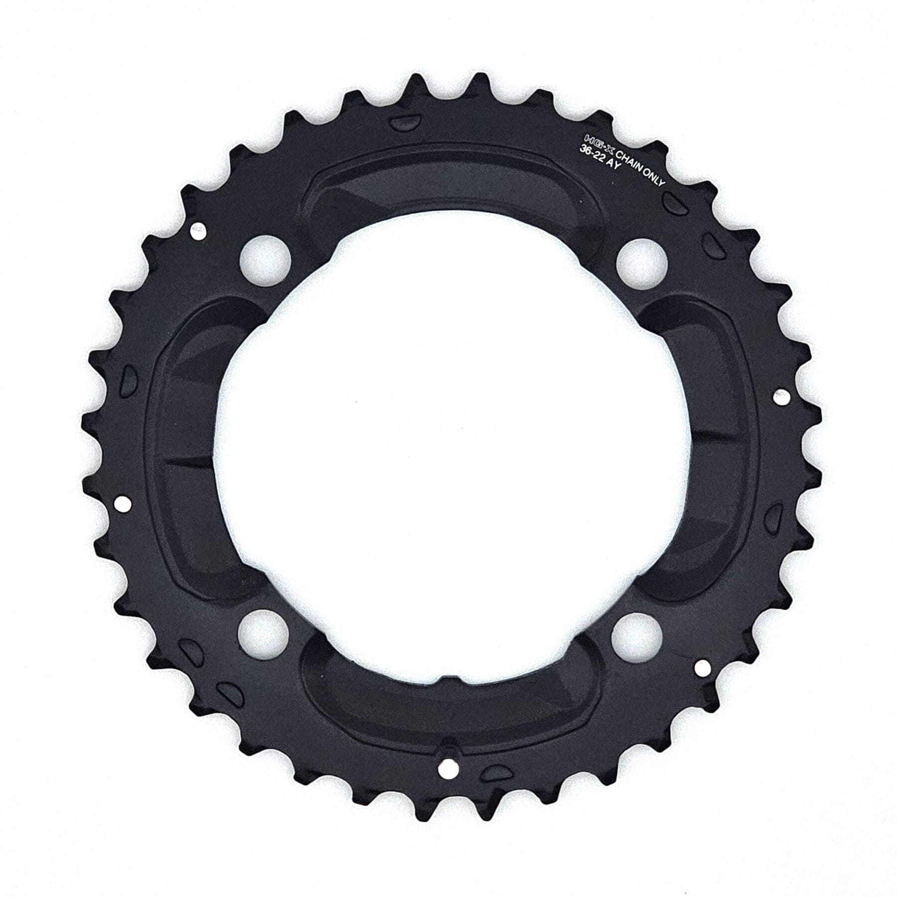Shimano Deore FC-M617 Deore 10 speed double outer chainring