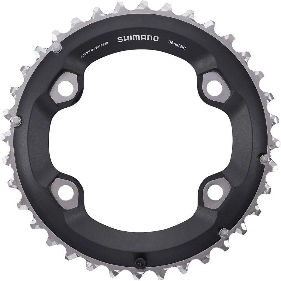 Shimano SLX FC-M7000-2 Deore 11 speed double outer chainring 36T-BC for 36-26T