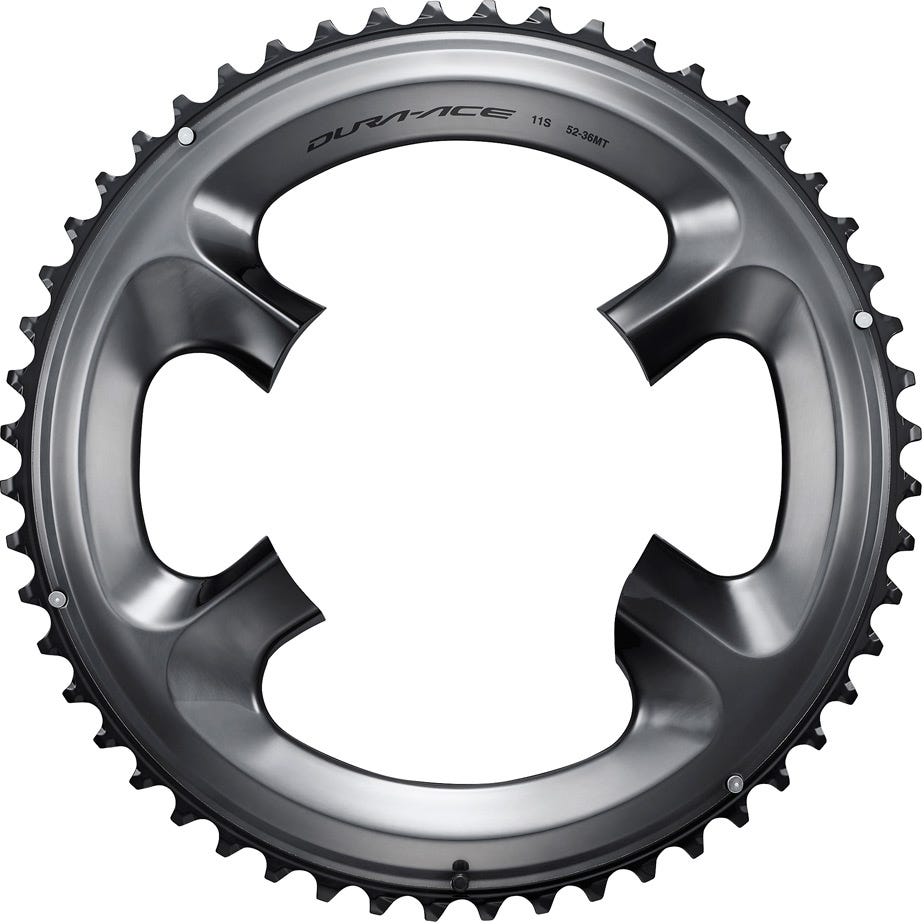 Shimano Dura-Ace FC-R9100 Dura Ace 11 speed outer chainring 52T-MT for 52/36T