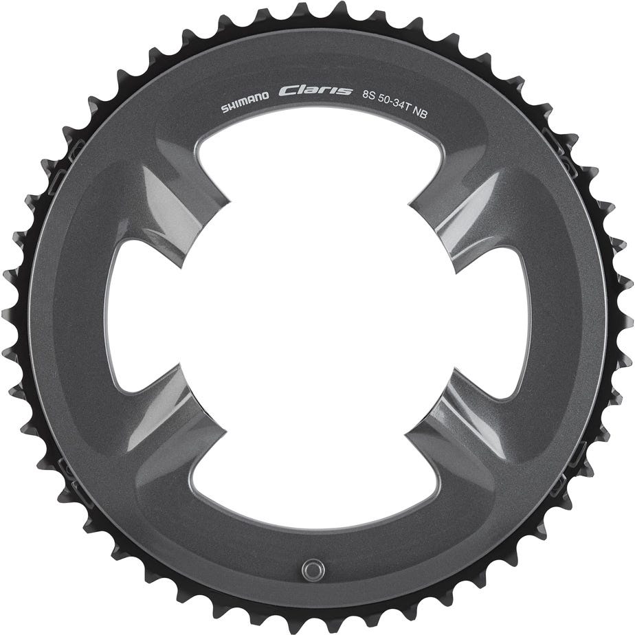 Shimano Claris FC-R2000 Claris 8 speed double outer chainring 50T-NB for 50-34T