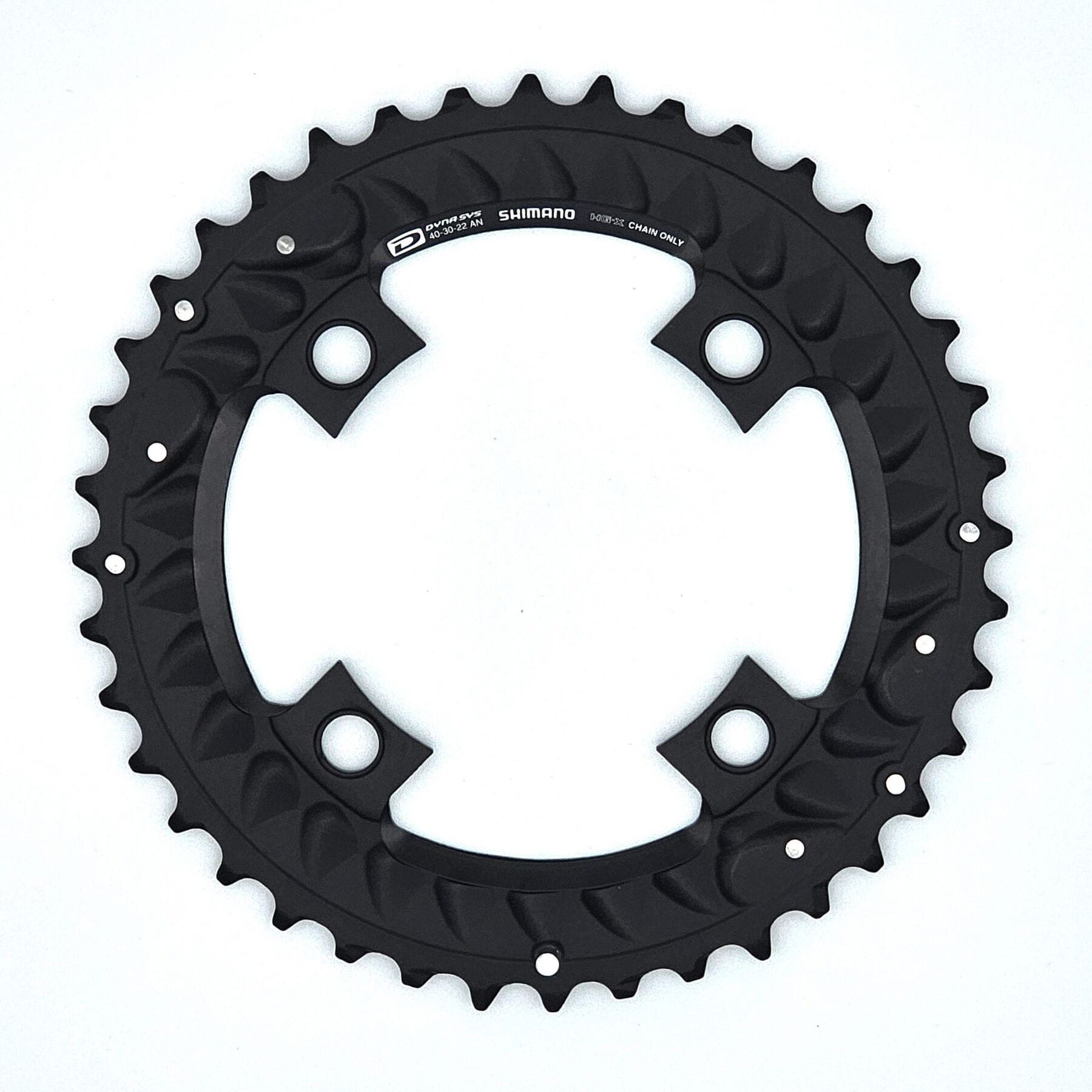 Shimano Deore FC-M6000 Deore 10 speed triple outer chainring 40T-AN