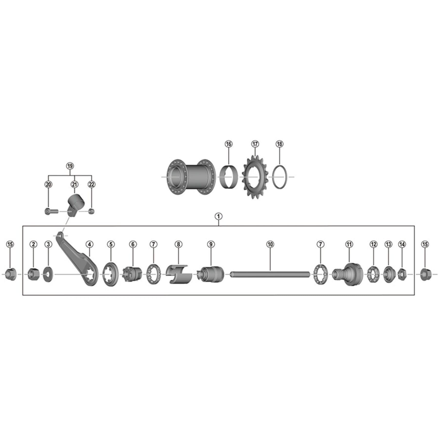 Shimano Spares CB-E110 Driver