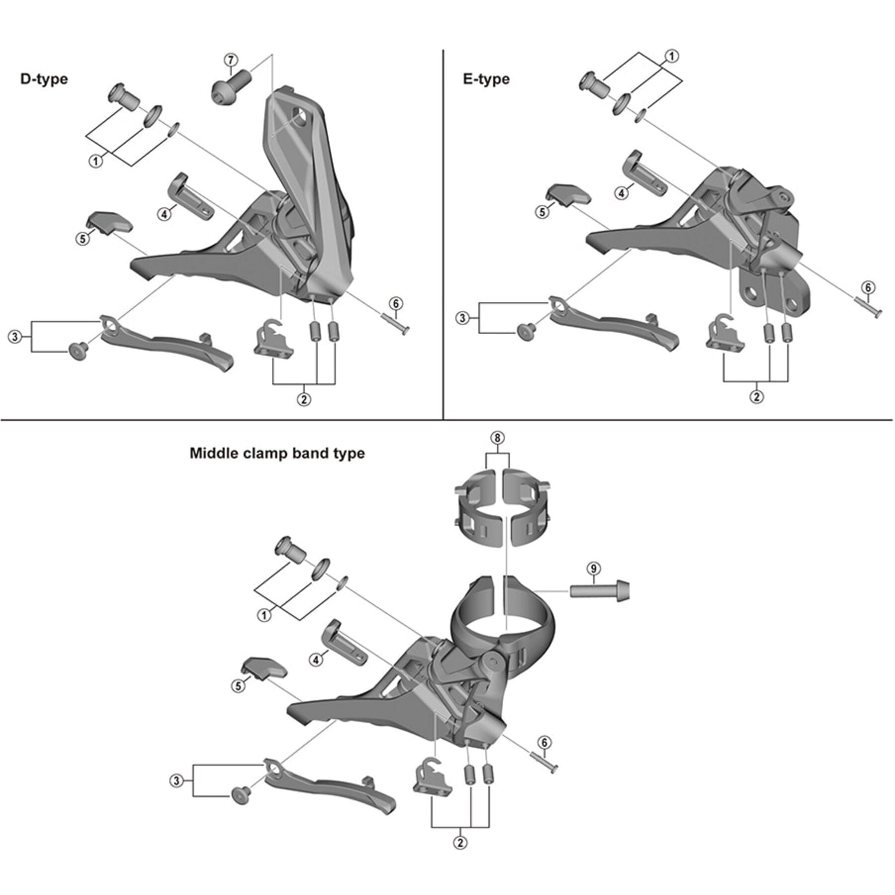 Shimano Spares FD-M9100 chain catcher unit