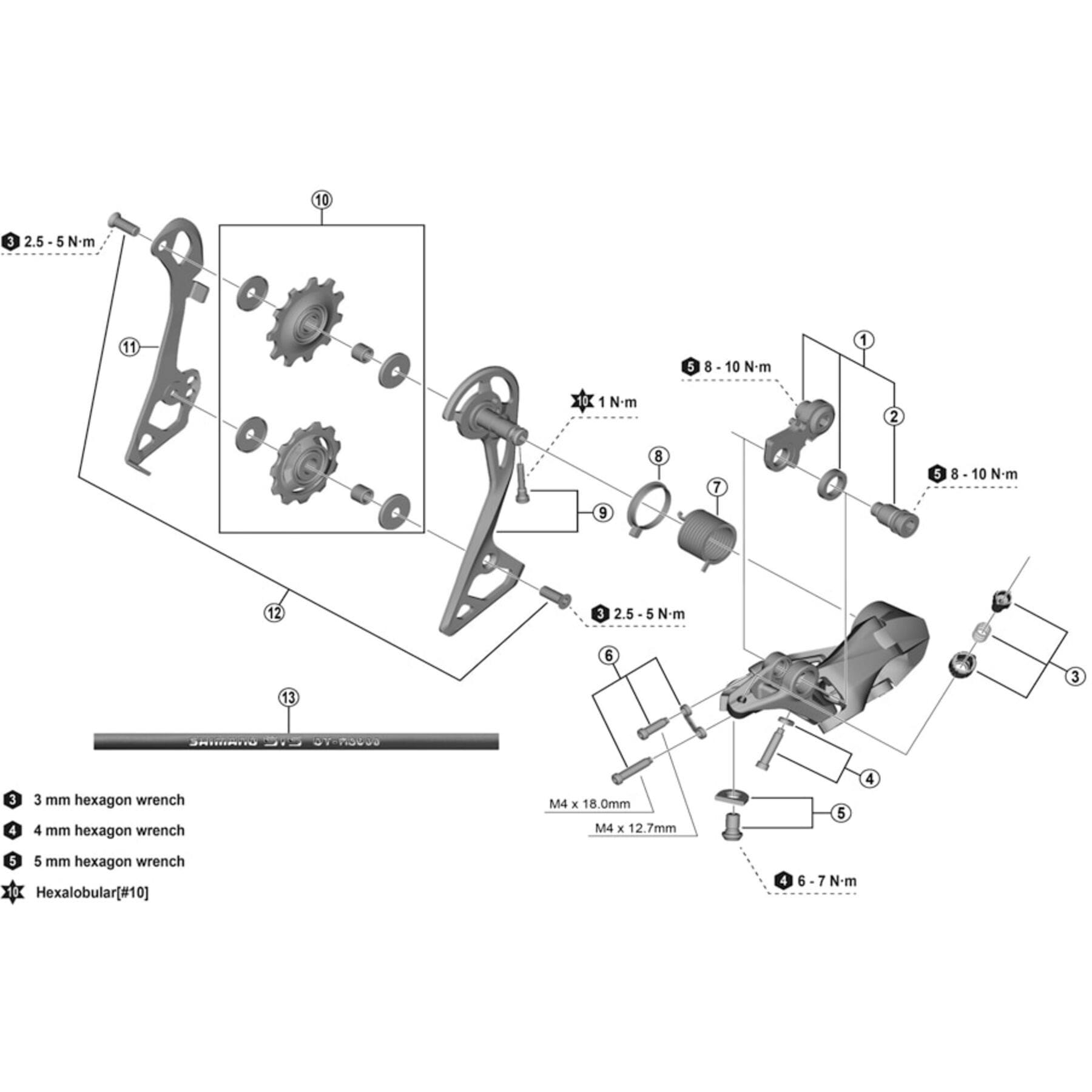Shimano Spares RD-R7000 inner plate