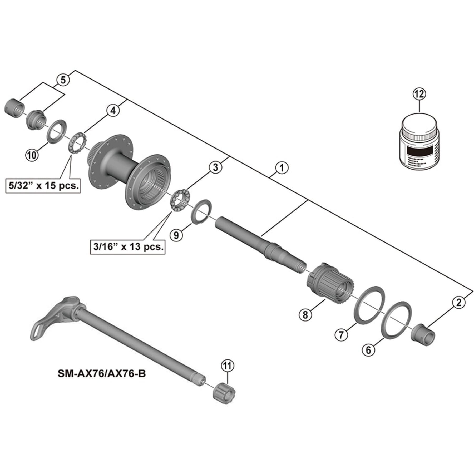 Shimano Spares WH-MT501 outer seal ring