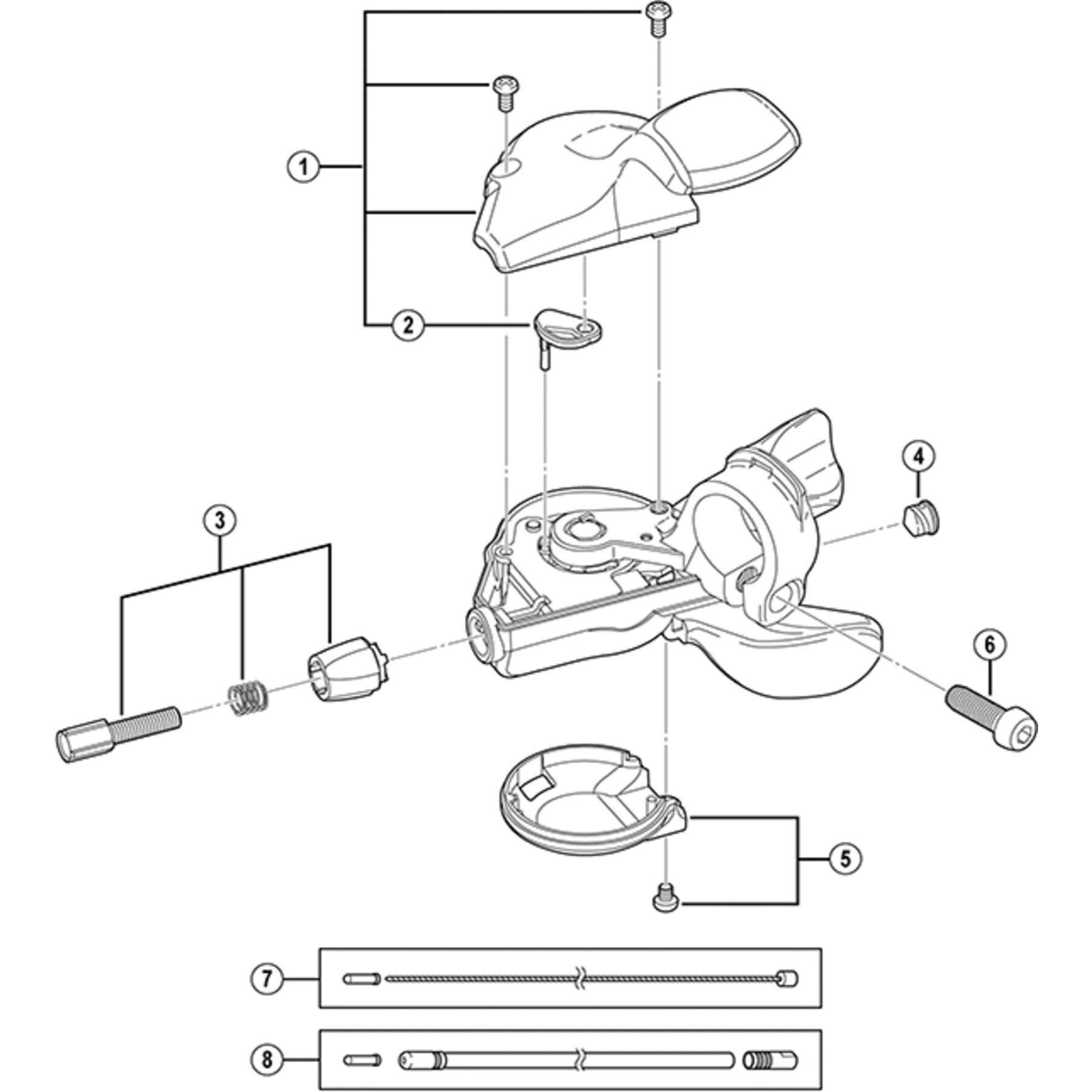 Shimano Spares SL-S503 indicator unit
