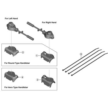 SW-R9150 adapter A, round type, left hand
