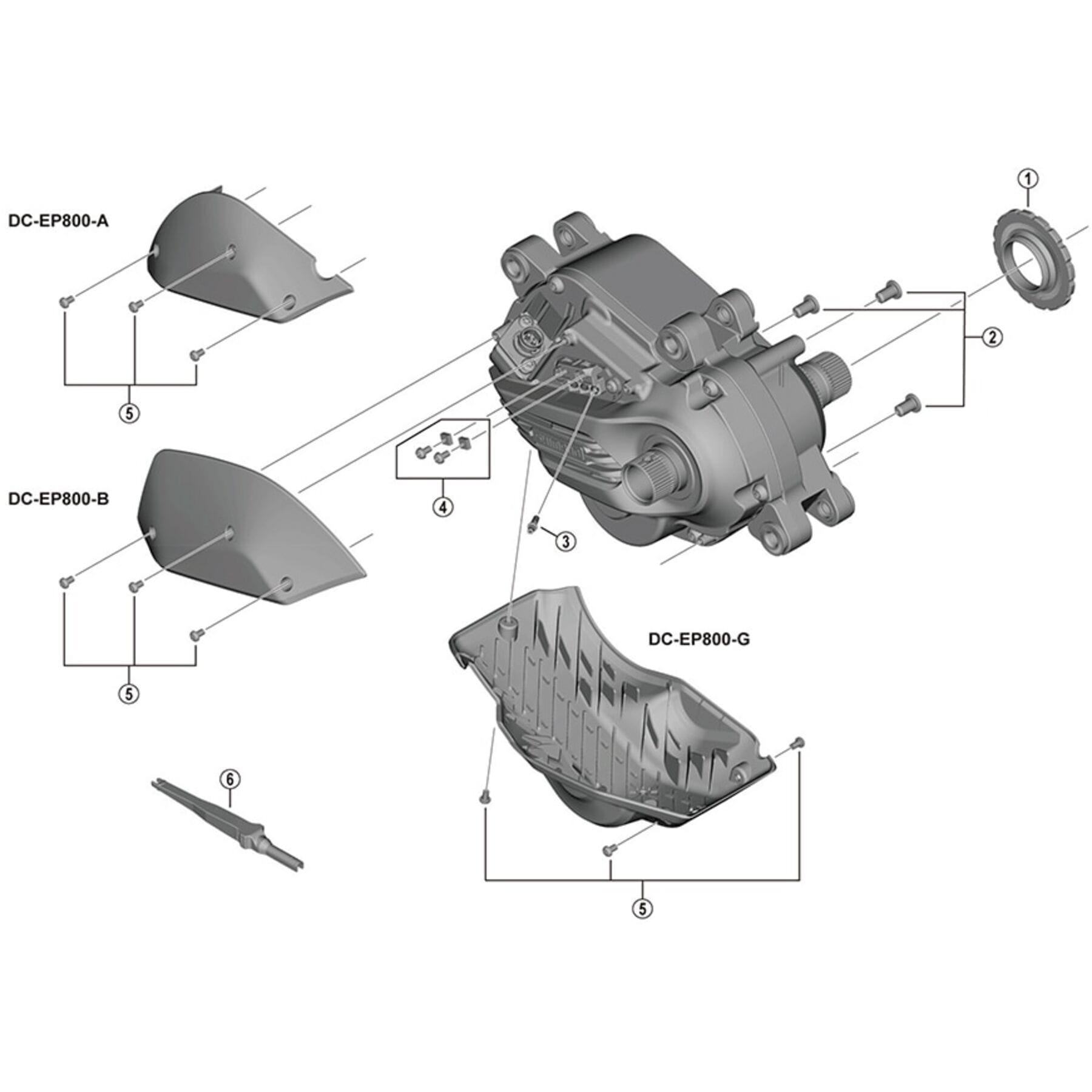 Shimano Spares DU-E6100 Lock Ring