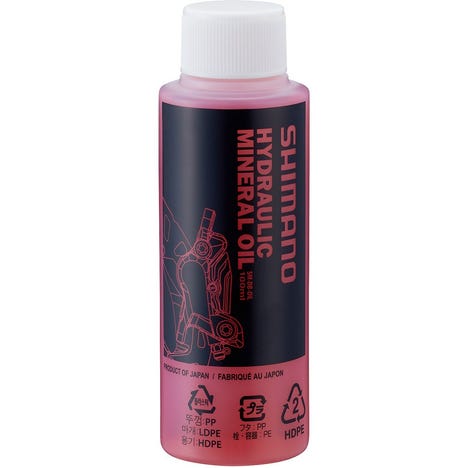 Shimano Spares Mineral oil 100 ml, red