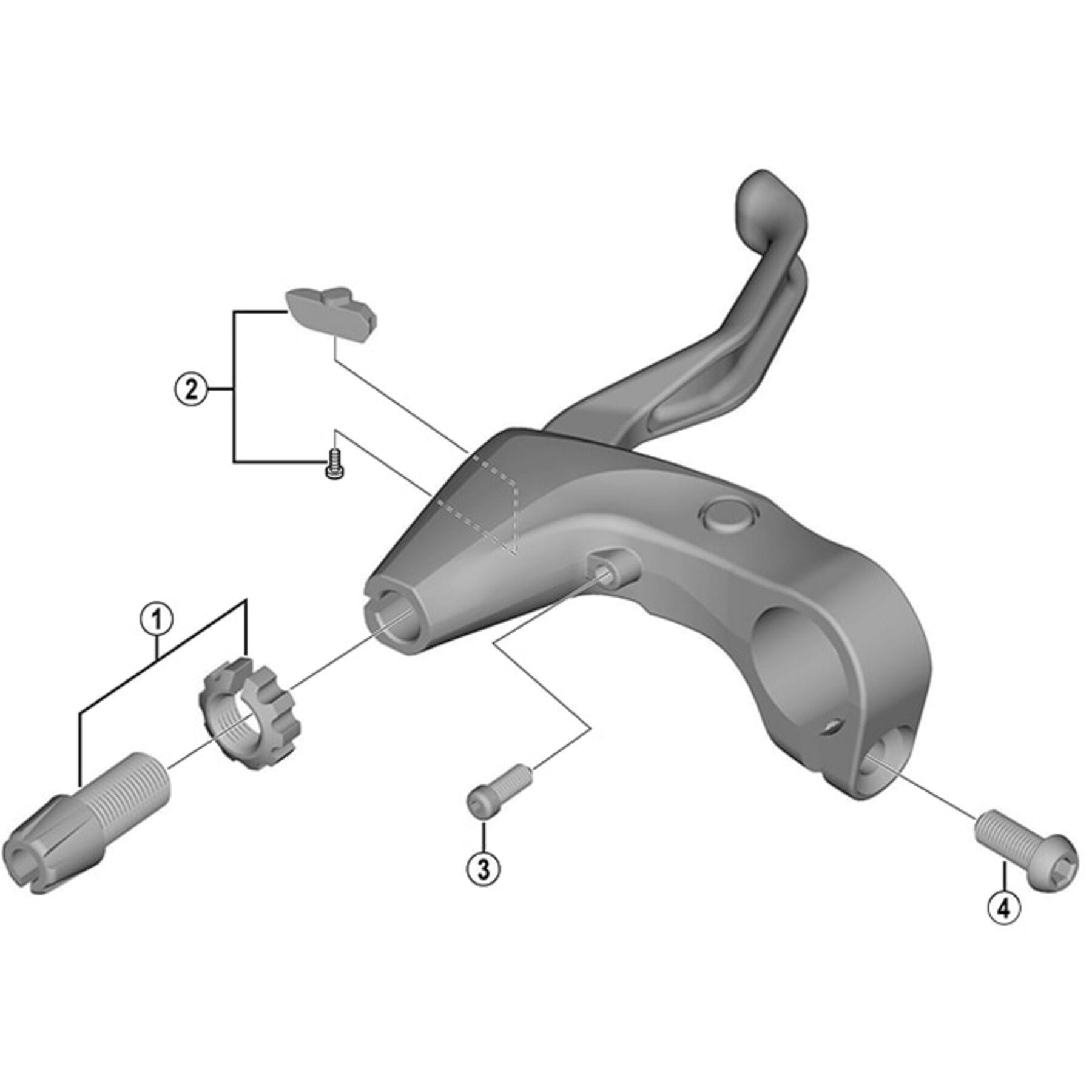 Shimano Spares BL-4700 right hand adjusting block and screw